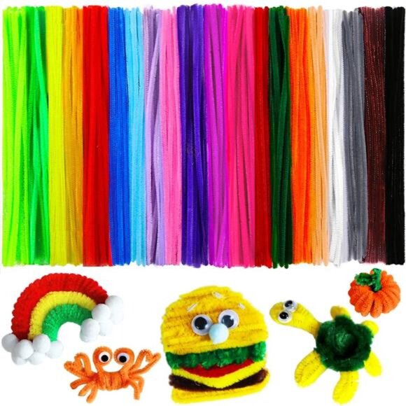 200pcs 20colors, Pipe Cleaners, Chenille Stems, Pipe Cleaners for Crafts. - Picture 1 of 7